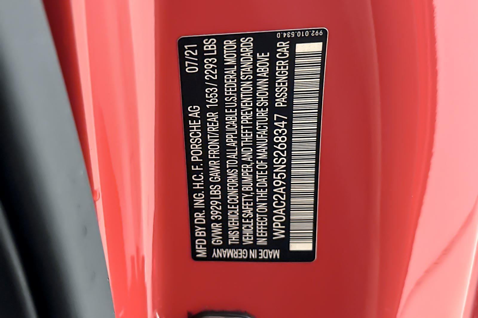 2022 Porsche 911 GT3