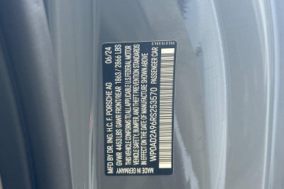 2024 Porsche 911 Turbo S