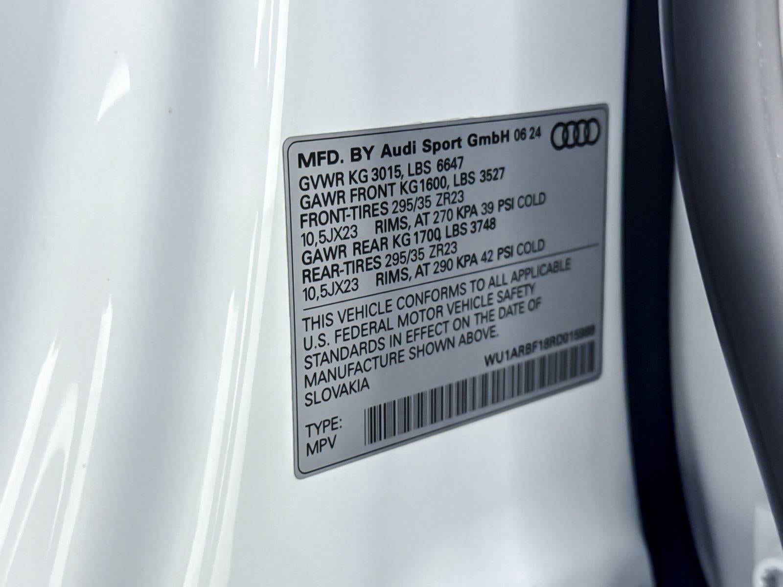 2024 Audi Rs Q8 4.0 TFSI quattro