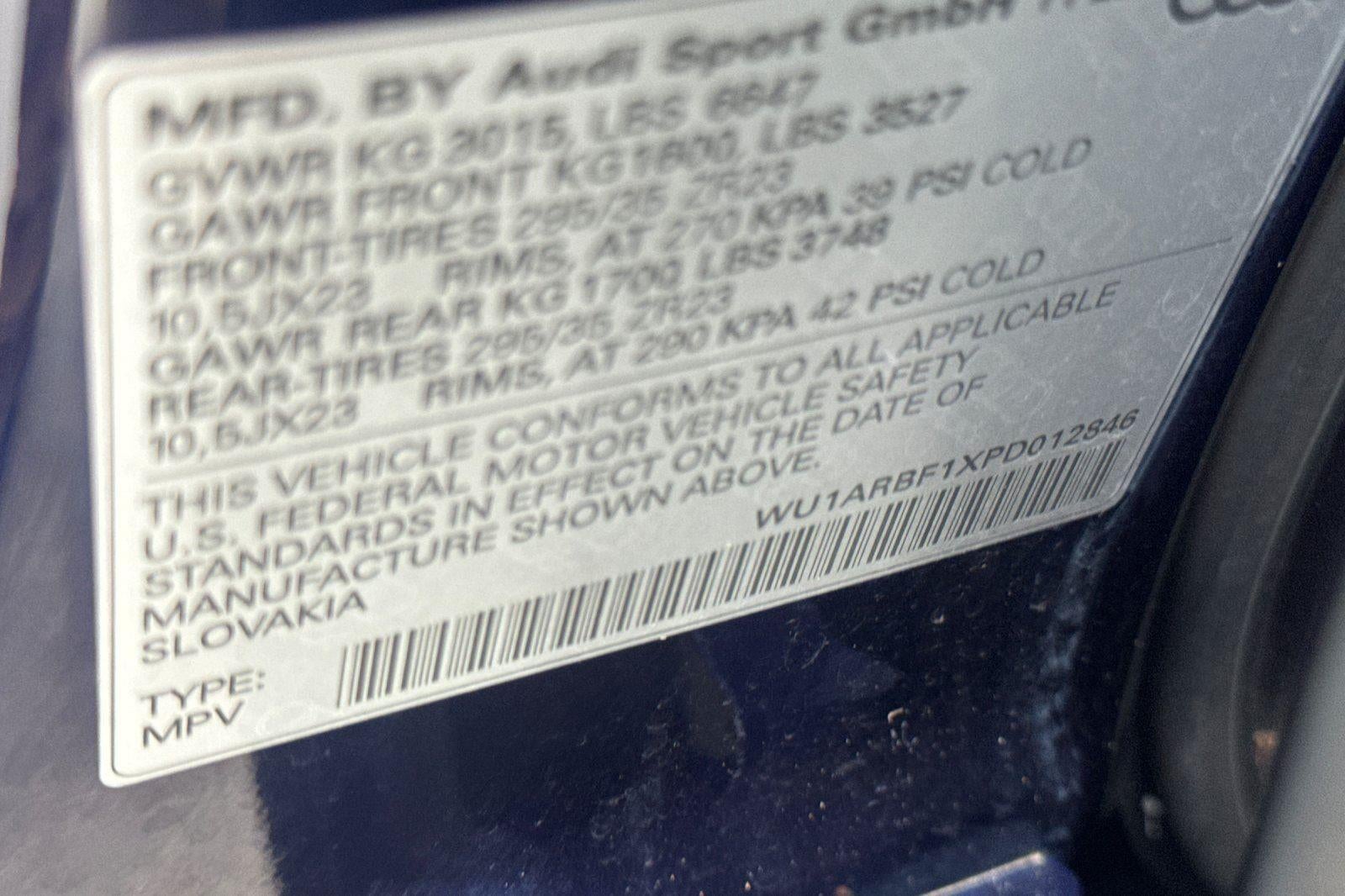 2023 Audi RS Q8 4.0T quattro