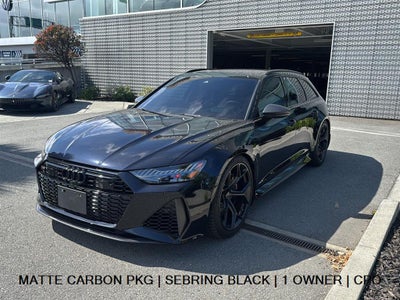 2026 Audi RS 6 Avant performance