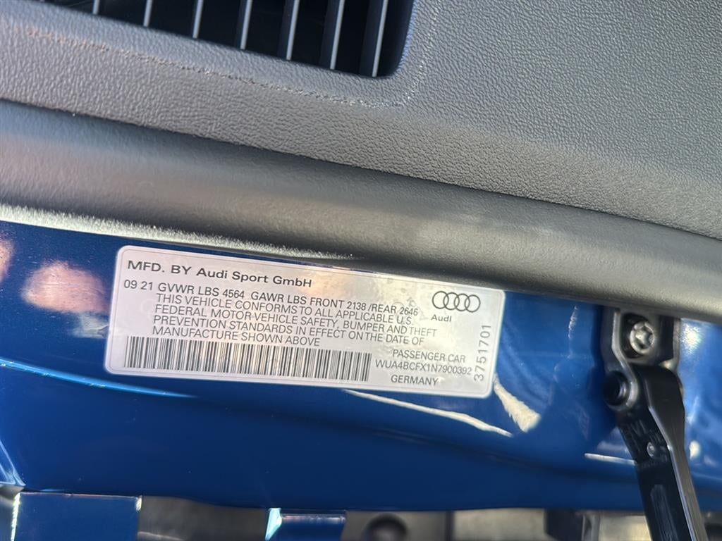 2022 Audi R8 Spyder V10 performance