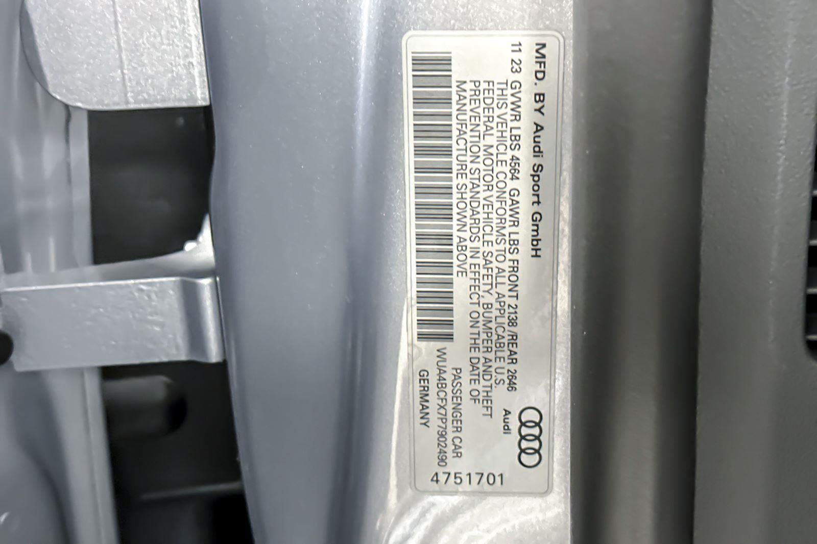 2023 Audi R8 Spyder V10 performance