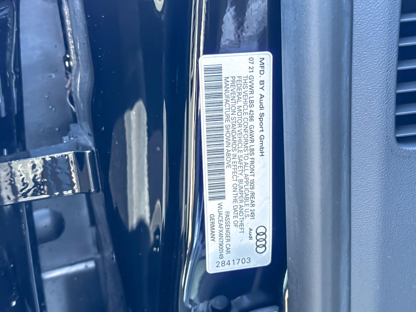 2022 Audi R8 Coupe V10 performance