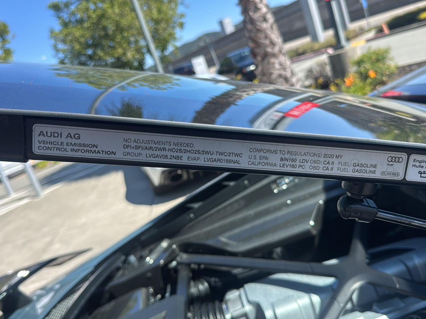 2020 Audi R8 Coupe V10 performance
