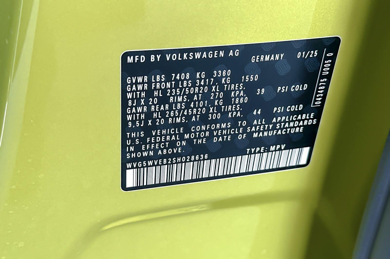 2025 Volkswagen ID. Buzz 1st Edition