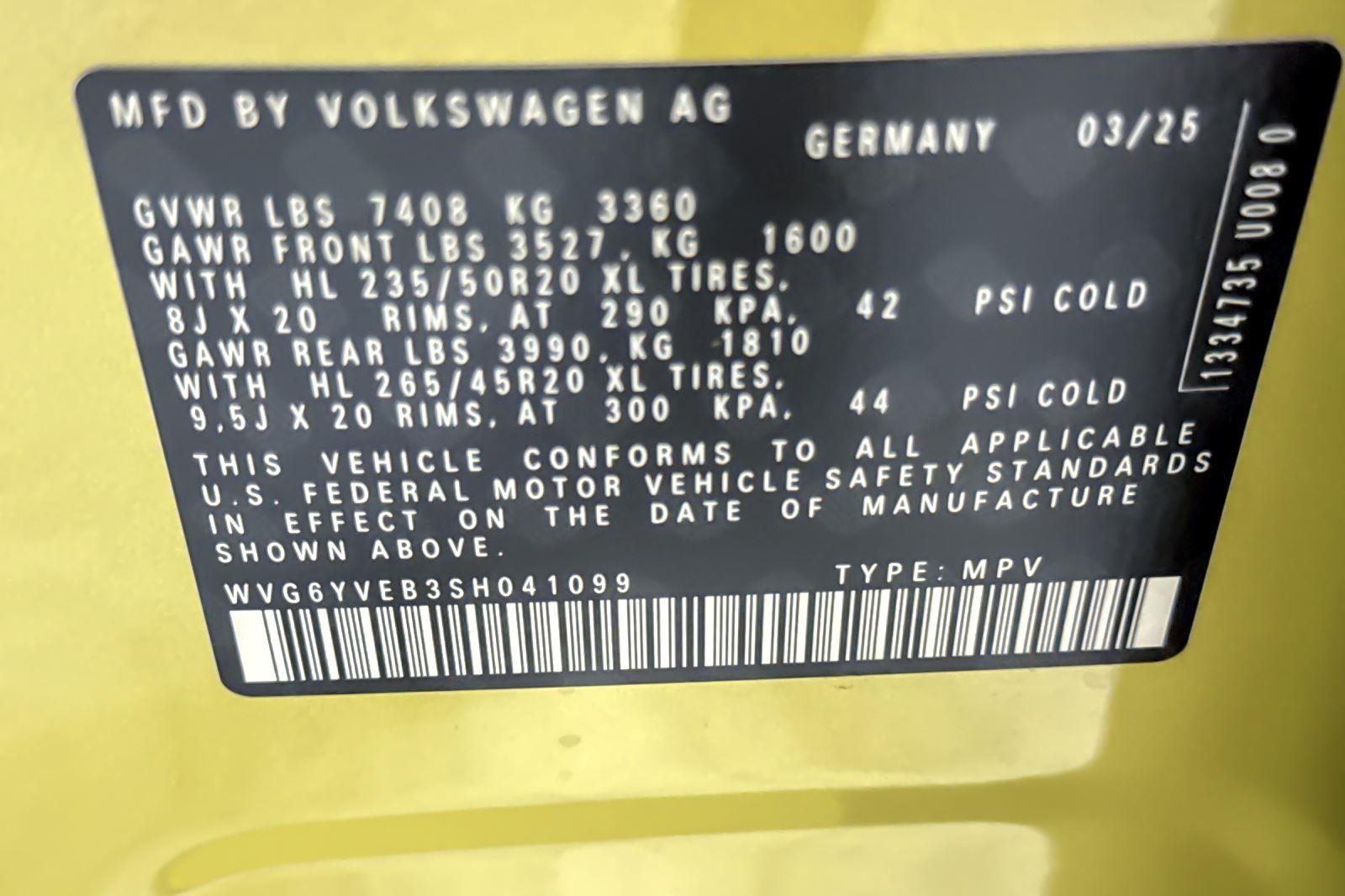 2025 Volkswagen ID. Buzz 1st Edition