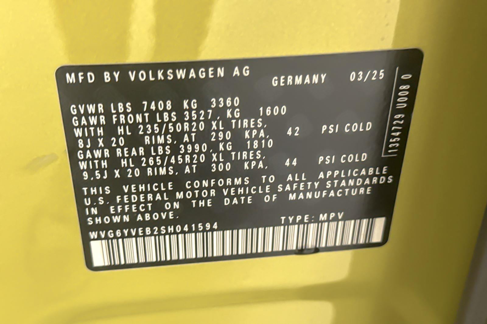 2025 Volkswagen ID. Buzz 1st Edition