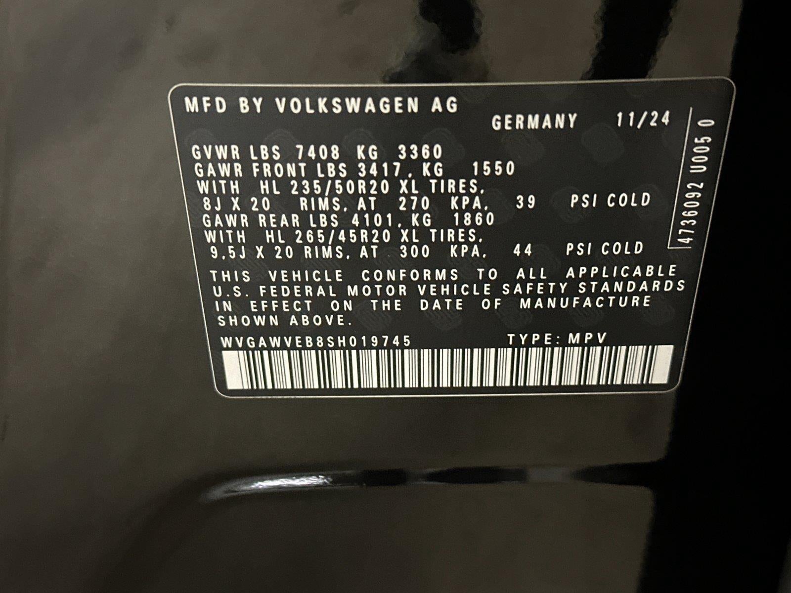 2025 Volkswagen Id. Buzz Pro S