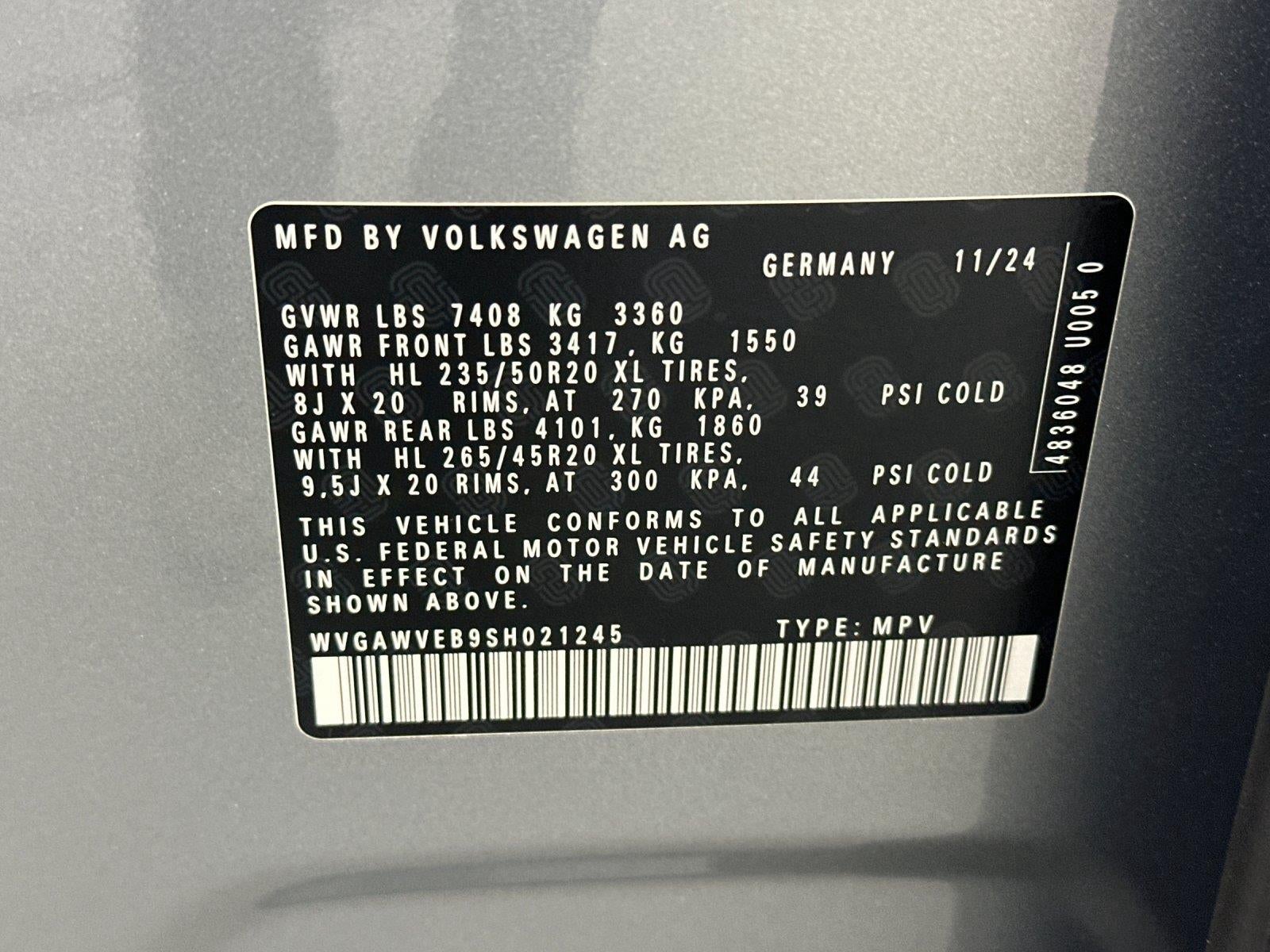 2025 Volkswagen Id. Buzz Pro S
