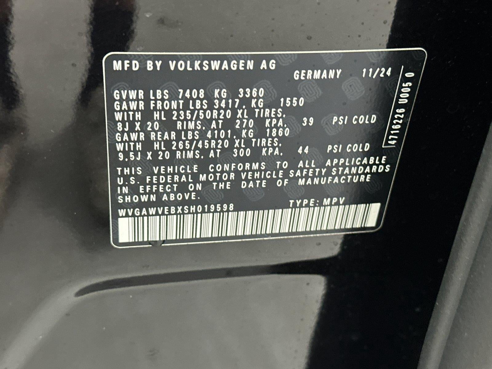 2025 Volkswagen Id. Buzz Pro S