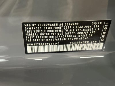 2026 Volkswagen Golf Gti SE