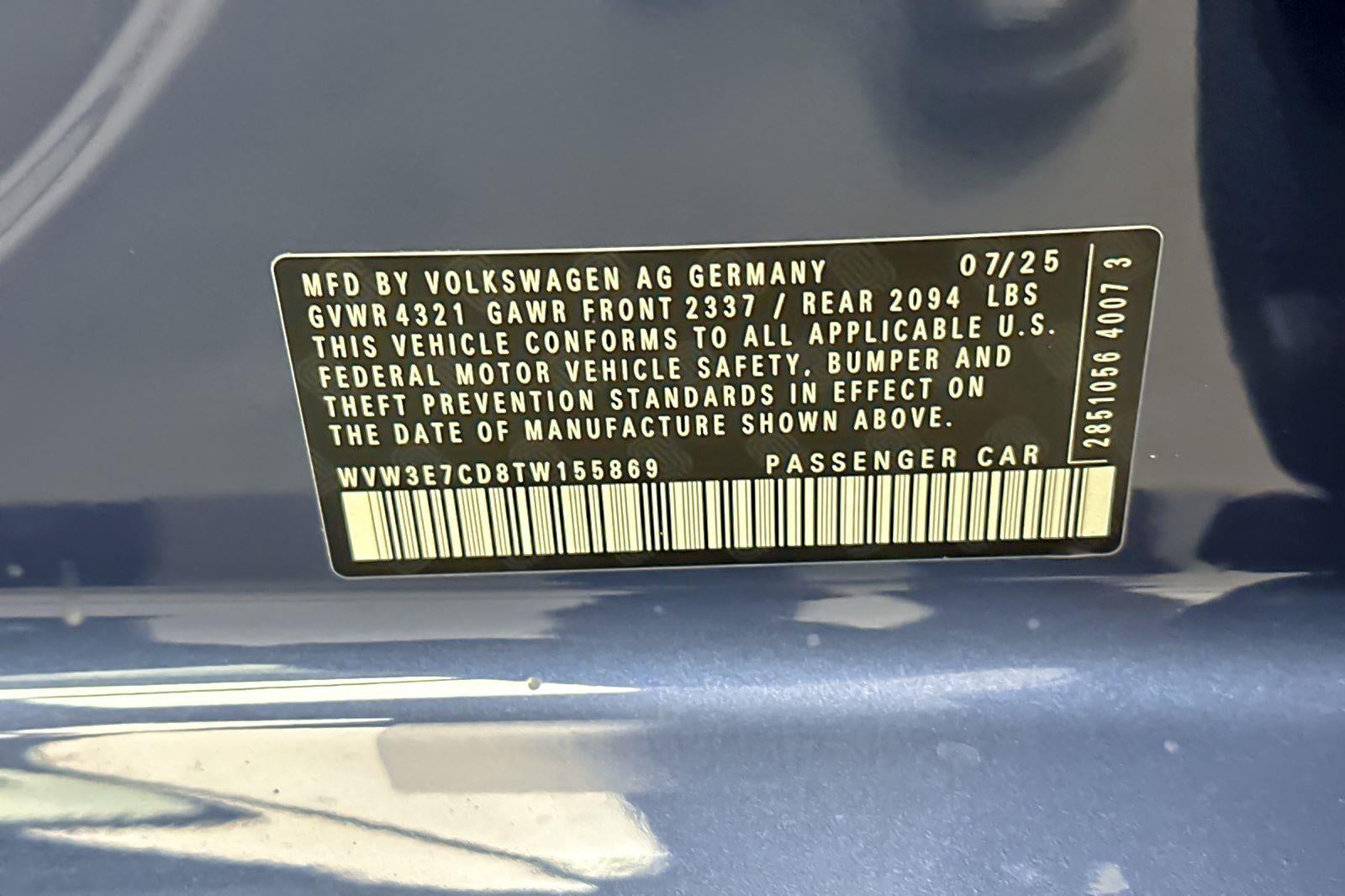 2026 Volkswagen Golf GTI SE