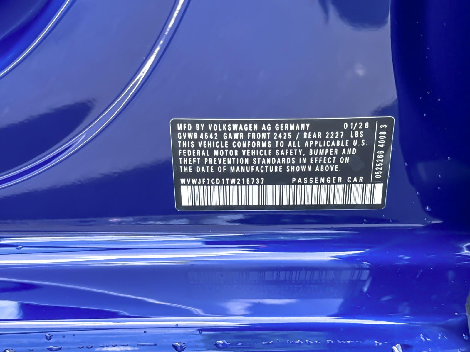 2026 Volkswagen Golf R 2.0T DSG