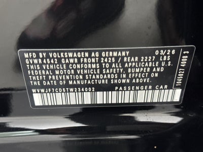 2026 Volkswagen Golf R 2.0T DSG