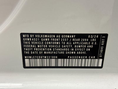 2026 Volkswagen Golf GTI S