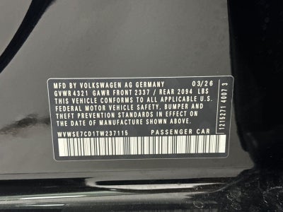 2026 Volkswagen Golf GTI SE