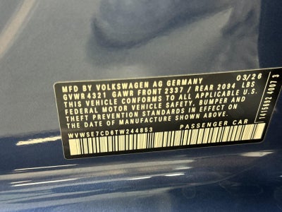 2026 Volkswagen Golf GTI SE