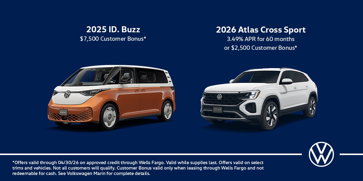 2026 Atlas Cross Sport and 2025 ID. Buzz APR Special