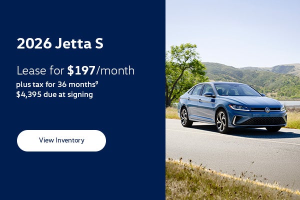 2026 Volkswagen Jetta S Lease Banner
