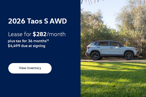 2026 Volkswagen Taos S Lease Special