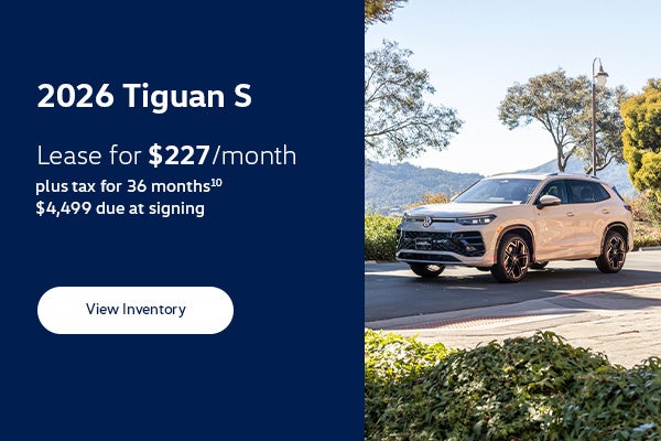 2026 Volkswagen Tiguan S Lease Special