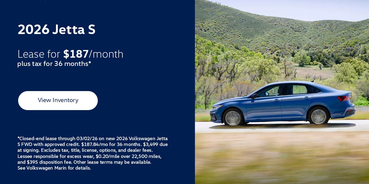 2026 Jetta S lease special banner