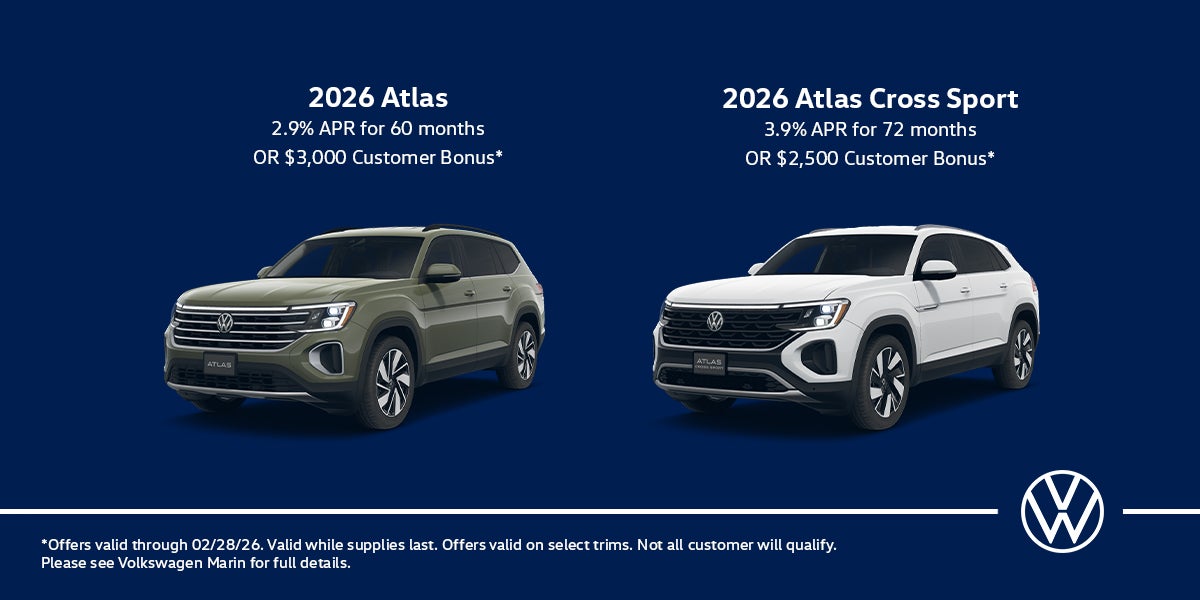 APR banner for 2026 Atlas and Atlas Cross Sport