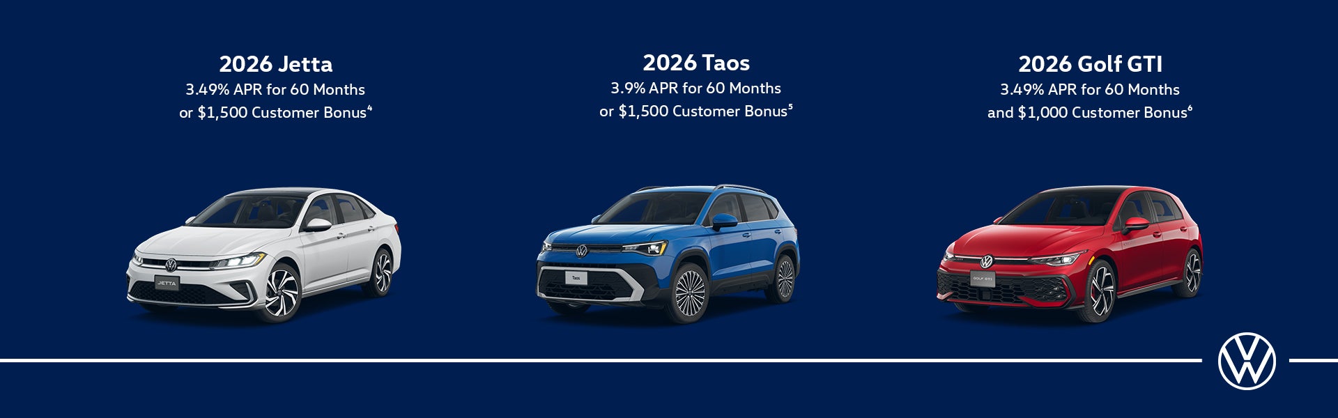 2026 Taos, Golf GTI, and Tiguan APR Specials