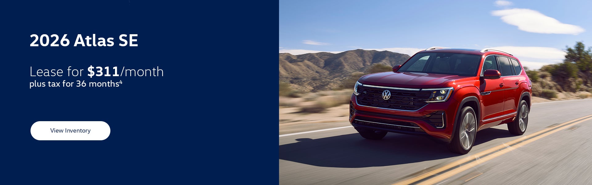 2026 Atlas SE Lease Special
