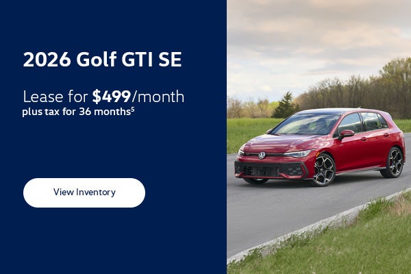 2026 Golf GTI SE Lease Special