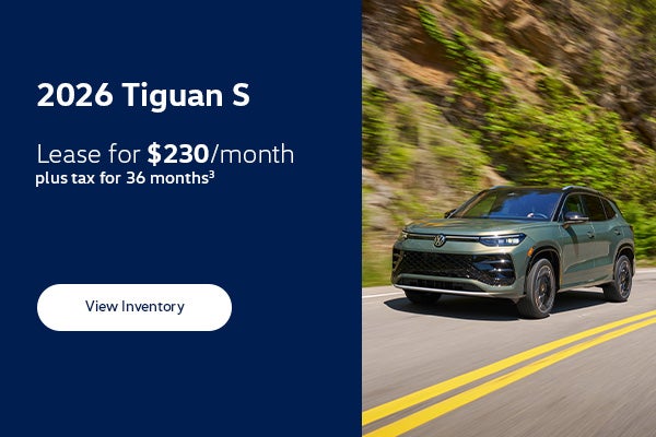 2026 Tiguan S Lease Special